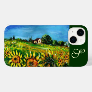 ZONNEMERS EN LANDBOUW IN TUSCANY MONOGRAM Case-Mate iPhone 14 HOESJE