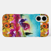 ZONNEMERS EN ZWARTE ROOSTER IN TUSCANY LANDSCAPIE Case-Mate iPhone CASE (Achterkant (horizontaal))