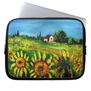 ZONNEN EN LANDEN IN TUSCANY LAPTOP SLEEVE