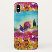 ZONNEN EN ZWARTE ROOSTER Case-Mate iPhone CASE (Achterkant)
