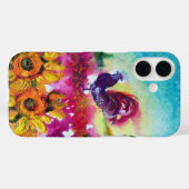 ZONNEN EN ZWARTE ROOSTER Case-Mate iPhone CASE (Achterkant (horizontaal))
