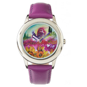 ZONNEN EN ZWARTE ROOSTER HORLOGE