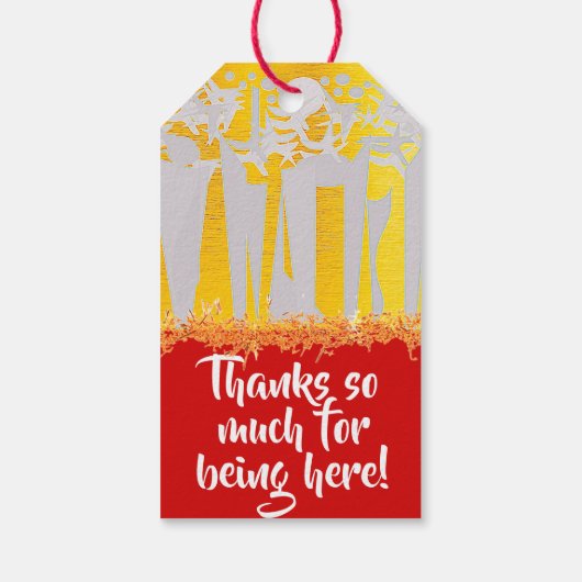 ZONNEN! SUNSHINE! FEESTDAGEN IN HET CENTRAL PARK!  CADEAULABEL (Achterkant)