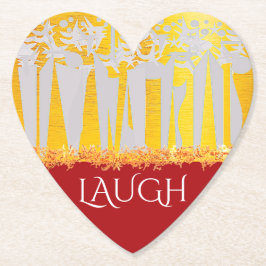 ZONNEN! SUNSHINE! FEESTDAGEN IN HET CENTRAL PARK!  KARTONNEN ONDERZETTERS