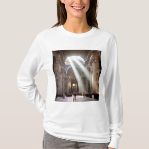 Zonnenstralen stromen door de ramen t-shirt