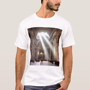 Zonnenstralen stromen door de ramen t-shirt