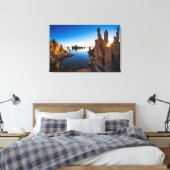 Zonneopgang bij het Mono-meer in Californië Canvas Afdruk (Insitu (Slaapkamer))