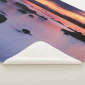 Zonneopgang bij Mono Lake's Black Point Sherpa Deken (3/4)