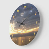 Zonneopgang boven het dode zee Israël Grote Klok (Hoek)