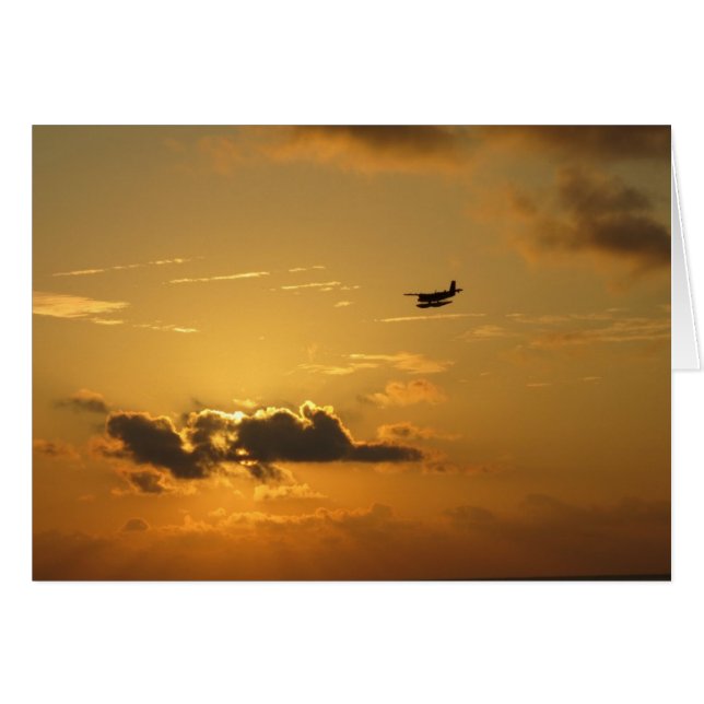 Zonneopgang en zeewater op de Malediven (Voorkant Horizontaal)