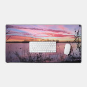 Zonneopgang in de Duck Blind Bureaumat (Keyboard & Muis)