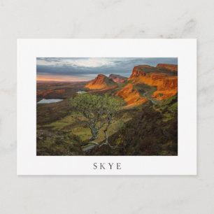 Zonneopgang in de Quiraing-bergen op Skye, Schotla Briefkaart