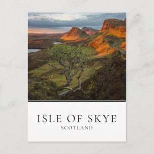 Zonneopgang in de Quiraing-bergen op Skye, Schotla Briefkaart