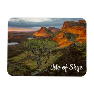 Zonneopgang in de Quiraing-bergen op Skye, Schotla Magneet