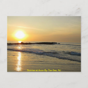 Zonneopgang op de Atlantische Oceaan Briefkaart