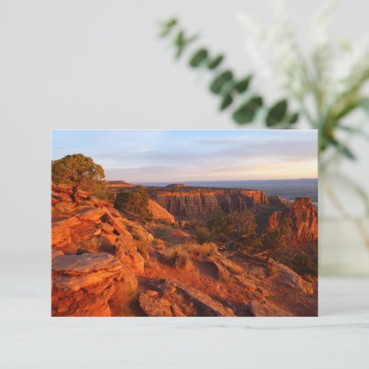 Zonneopgang op het grote Uitzicht spoor bij het CO (Staand voorkant)