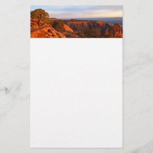 Zonneopgang op het grote Uitzicht spoor bij het CO Briefpapier