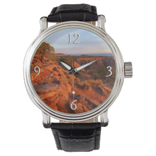 Zonneopgang op het grote Uitzicht spoor bij het CO Horloge