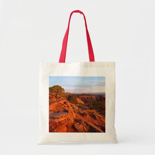 Zonneopgang op het grote Uitzicht spoor bij het CO Tote Bag (Voorkant)