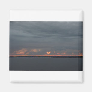 Zonneopgang over de Zweedse archipel..JPG Magneet