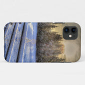 Zonneopje op een winterpasta in sneeuw Case-Mate iPhone case (Achterkant (horizontaal))