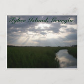 Zonneopje over de Salt Marsh | Tybee Island, GA Briefkaart (Voorkant)