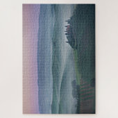 Zonneoploop over een broos Toscaans landschap met  Legpuzzel (Verticaal)