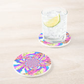 Zonneoporchidee Zandsteen Onderzetter (Zijkant)