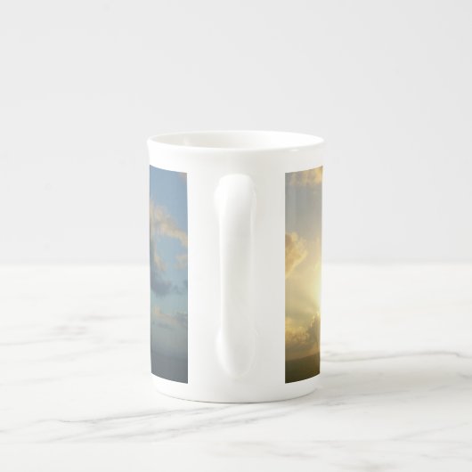 Zonneoppas over San Juan II Puerto Rico Porselein Kop (Achterkant)