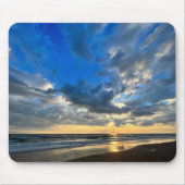 Zonneoptijd bij de Beach Mouse Mat Muismat (Voorkant)