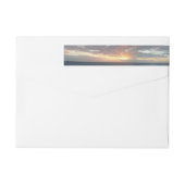 Zonneoptijd bij Zee I pasteien (Achterkant)