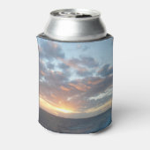 Zonneoptijd bij Zee I pasteien Blikjeskoeler (Blikje Achterkant)