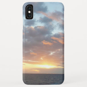 Zonneoptijd bij Zee I pasteien iPhone XS Max Hoesje