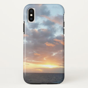 Zonneoptijd bij Zee I pasteien iPhone XS Hoesje