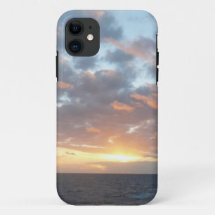 Zonneoptijd bij Zee I pasteien iPhone 11 Hoesje