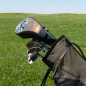 Zonneoptijd bij Zee I pasteien Golfheadcover (Insitu)