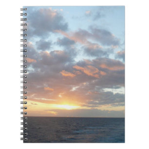 Zonneoptijd bij Zee I pasteien Notitieboek