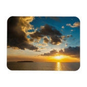 Zonneover de oceaan, Fiji Magneet (Horizontaal)