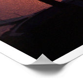 Zonneover het meer poster (Hoek)