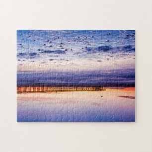 Zonneover Ventura Pier en strand Legpuzzel