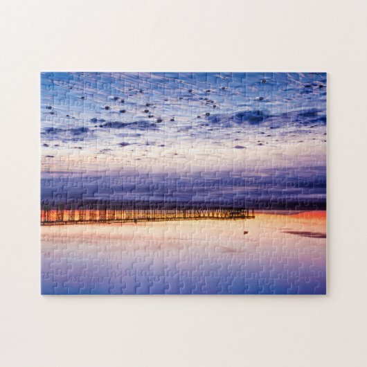 Zonneover Ventura Pier en strand Legpuzzel (Horizontaal)