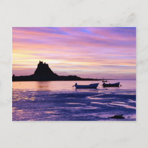 Zonneover zee briefkaart