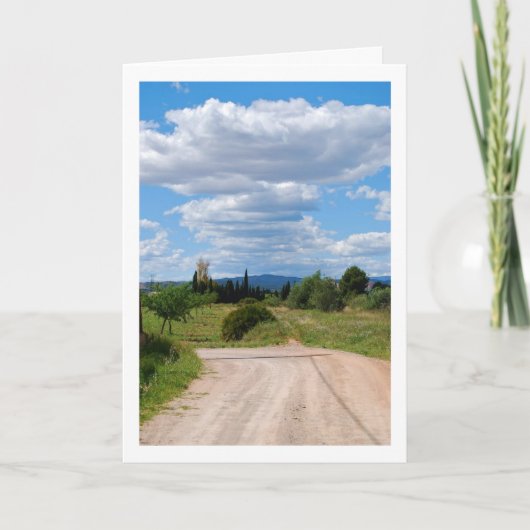 Zonnepad, landschap kaart (Voorkant)