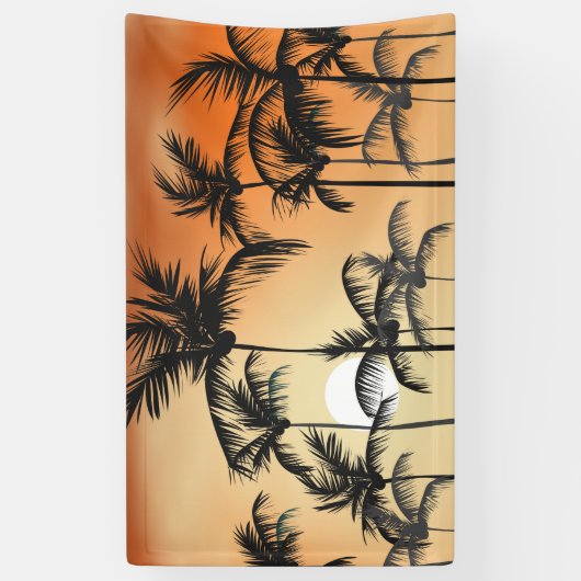 Zonnepalm Beach Summer Spandoek (Verticaal)