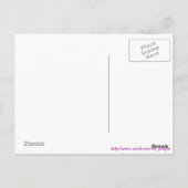 Zonnepalm Briefkaart (Achterkant)