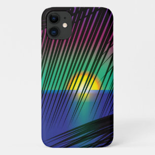 Zonnepalm iPhone/iPad-draagtas iPhone 11 Hoesje