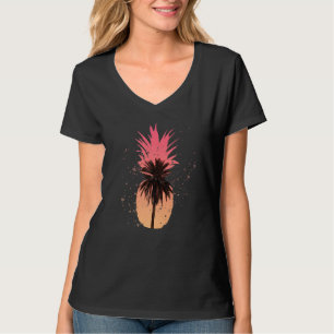 Zonnepalmpalmboom van Cool Graphic Pineapple T-shirt