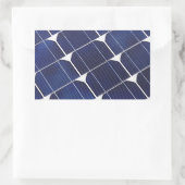 Zonnepaneel Rechthoekige Sticker (Tas)