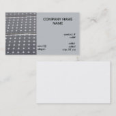 zonnepaneel visitekaartje (Voorkant / Achterkant)