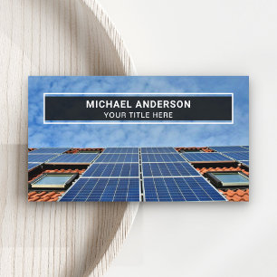 Zonnepanelen op residentiële daken visitekaartje